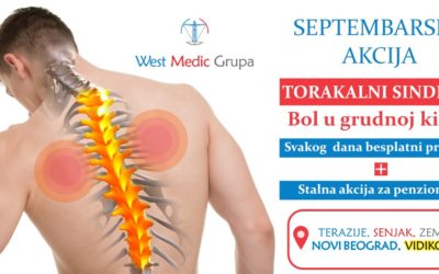 Septembarska akcija za pacijente sa bolom u grudnoj kičmi