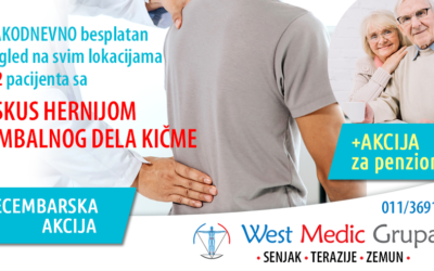 Decembarska akcija za pacijente sa diskus hernijom lumbalnog dela kičme