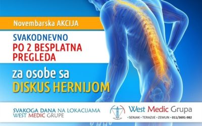 Novembarska akcija za osobe sa diskus hernijom