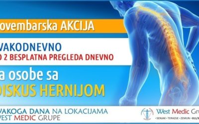 Novembarska akcija za osobe sa diskus hernijom