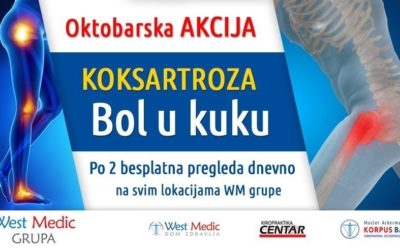 Oktobarska akcija za sve sa bolom u kuku!
