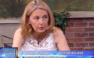 Dr Marina Nikolić u Jutarnjem programu TV Pink, tema: ARTROZA KOLENA