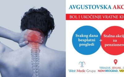 Avgustovska akcija za pacijente sa bolom i ukočenjem vratne kičme