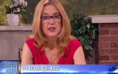 Dr Marina Nikolić u Jutarnjem programu TV Pink, tema: Bol u leđima